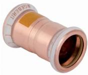 Geberit Mapress, Sok, gas, recht, 1-delig, koper, met HNBR afdichtring, 35mm x 35mm (persmof x persmof)