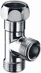 Schell t-stuk 3/8" voor aansluitkraan en aanrechtkraan chroom 270280699
