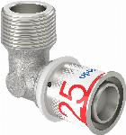 Uponor S-Press Plus pers knie 90� bu.dr. 25mmx3/4" 1070535