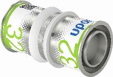 Uponor S-Press Plus pers koppeling 32x32mm 1070550