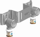 Uponor S-Press Plus Aqua pers muurplaatbeugel 16mmx1/2" Binnendraad Lengte = 150mm 1070664