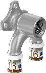 Uponor S-Press Plus Aqua pers U-muurplaat 16x1/2"x16mm Binnendraad 1070629