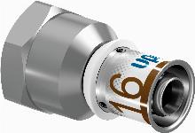 Uponor S-Press Plus pers schroefbus 16mmx1/2"bi 1070515