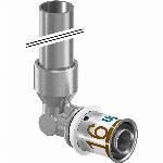 Uponor S-Press Plus Aqua pers overgangsknie 16MLCx12mm CU 1070651