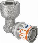 Uponor S-Press Plus pers knie 90� bi.dr. 20mmx1/2" 1070540