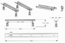 Ideal Standard universele badpotenset voor baden met wandsteun K727467
