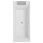 Villeroy & Boch Squaro kunststof bad quaryl rechthoekig 170x75x50cm met poten wit UBQ170SQR2V-01