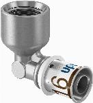 Uponor S-Press Plus pers knie 90� bi.dr. 16mmx1/2" 1070539