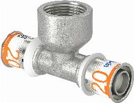 Uponor S-Press Plus pers T-stuk bi.dr. 20x3/4"bix20mm 1070597