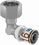 Uponor S-Press Plus Aqua pers SK-knie 90� Geberit 16mmx1/2"bi 1070658