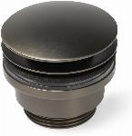 Blue Label Brondby wastafelafvoerplug 1 1/4" pop-up gun metal FK35011-GM