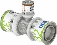 Uponor S-Press Plus pers T-stuk verlopend 32x16x32mm 1070580