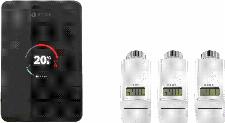 Bosch EasyControl modulerende kamerthermostaat met 3 electronische thermostatische radiatorkranen zwart 7736701394
