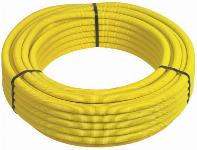 Henco-Standard GAS 16X2 met mantel geel op rol van 25 meter 25016GASMG