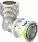 Uponor S-Press Plus pers knie 90� bu.dr. 32mmx1" 1070537