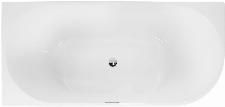 Blue Label Rasmus back-to-wall bad links 170x80cm glans wit