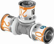 Uponor S-Press Plus pers T-stuk 20x20x20mm 1070561