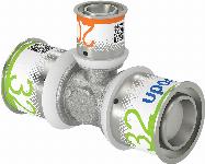 Uponor S-Press Plus pers T-stuk verlopend 32x20x32mm 1070581