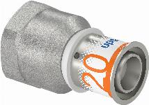 Uponor S-Press Plus pers schroefbus 20mmx3/4"bi 1070517