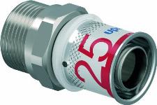 Uponor S-Press Plus pers koppeling klemaansluiting Benelux 25-R22mm CU 1070513