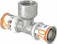 Uponor S-Press Plus pers T-stuk bi.dr. 20x1/2"bix20mm 1070596