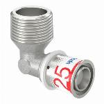 Uponor S-Press Plus pers knie 90� bu.dr. 25mmx1" 1070536