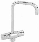 Ideal Standard Venlomix Medical keukenkraan thermostatisch m. desinfectie m. draaibare uitloop chroom A5545AA