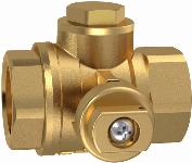 Komfort kogelkraan met filter PN16 DN32 1�" bi.dr. DZR messing 51004130