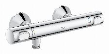 Grohe Grohtherm 500 douchethermostaat z. omstel m. koppelingen HOH=15cm chroom 34793000
