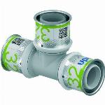 Uponor S-Press Plus PPSU pers composiet T-stuk 32x32x32mm 1039947