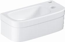 Grohe Euro fontein m. kraangat m. overloop 37x18cm wit 39327000