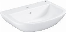 Grohe Bau wastafel m. kraangat m. overloop 64.6x46.8cm wit 39420000