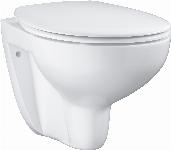 Grohe Bau Ceramic rimless wandcloset 53cm met softclose closetzitting wit 39351000