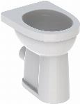Geberit 300 Comfort closetpot-84 verhoogd +10cm vlakspoeL 35.5x47cm PK wit S8000800000G
