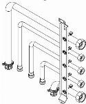 Viessmann aansluitset rechts/links 7648742