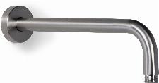 Blue Label Brondby douchearm 30 cm met rozet 1/2" geborsteld nikkel FK-0031BN