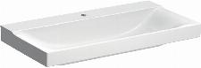 Geberit Xeno2 wastafel m. kraangat z. overloop 90x48x14cm wit 500531011