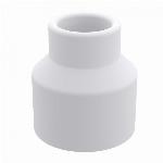 Wisa 103 closetafvoermanchet, recht, diameter 44mm, buisdiameter 60mm, lengte 71mm, kunststof, wit 1409985438