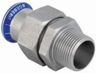 Geberit Mapress 3-delige koppeling met wartel 22 mm x R3/4" RVS 316 35365