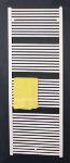 Veraline Economy radiator 382W, recht, verticaal, buis rond, 4 aansluitingen, hxlxd 764x500x30mm, glanzend wit RAL9016