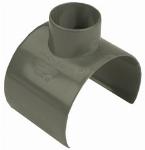 Wavin Klemzadel, Wadal, kunststof, 75-80mm buisdiameter, grijs