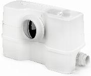 Grundfos sanitairpomp met 3 extra inlaten. voor aansluiting van toilet, douchecabine, bidet en wastafel. opvoerhoogte max. 8,5m.
