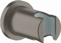Grohe Rainshower wanddouchehouder met ronde rozet, hard graphite geborsteld 27074AL0