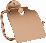 Grohe Essentials toiletrolhouder met klep brushed warm sunset 40367DL1