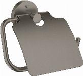 Grohe Essentials toiletrolhouder met klep brushed hard graphite 40367AL1