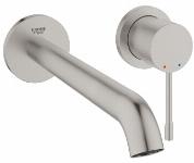 Grohe Essence New 2-gats inbouw wastafelmengkraan afbouwdeel M-size supersteel 19408DC1