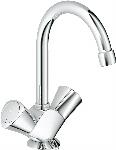 Grohe Costa S S-size wastafelkraan ketting draaibaar chroom 21338001