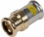 Henco overgangsstuk Pers X Koper Pers GAS 16X15  M-V-SA profiel