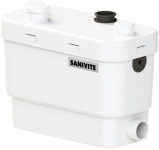 Sanibroyeur Sanivite Silence vuilwaterpomp voor huishoudelijk gebruik met 4 aansluitingen SVUPSTD
