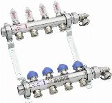 Rehau V2A HKV-D RVS vloerverwarming verdeler 10 groeps zonder pomp 12081011003
